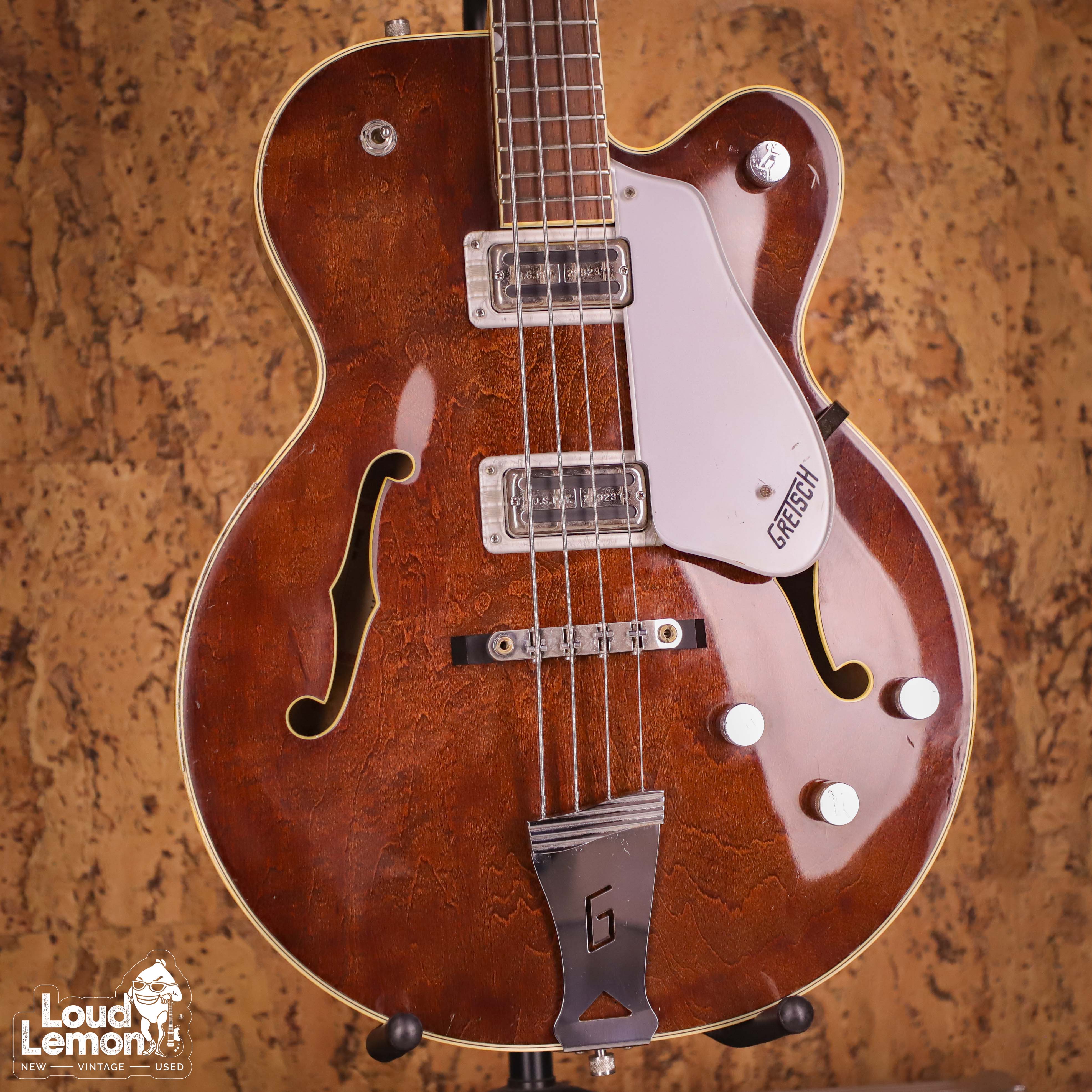 Gretsch 6119B Broadkaster Bass Walnut Stain 1991 Japan бас-гитара ...